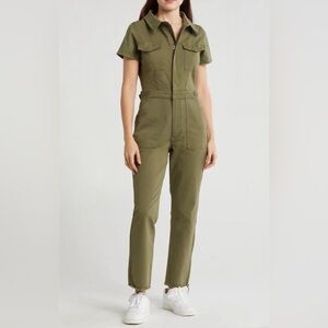 Good American Olive Green Jumpsuit